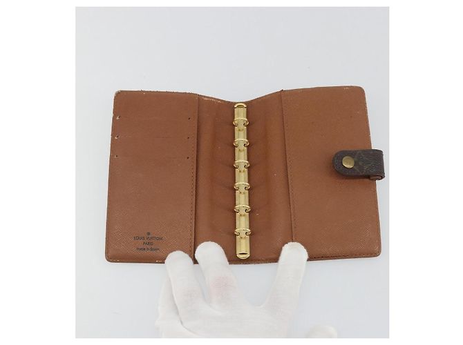 LOUIS VUITTON Monogram Agenda PM Day Planner Cover R20005 LV Auth 191989 Monogramma - vista 8