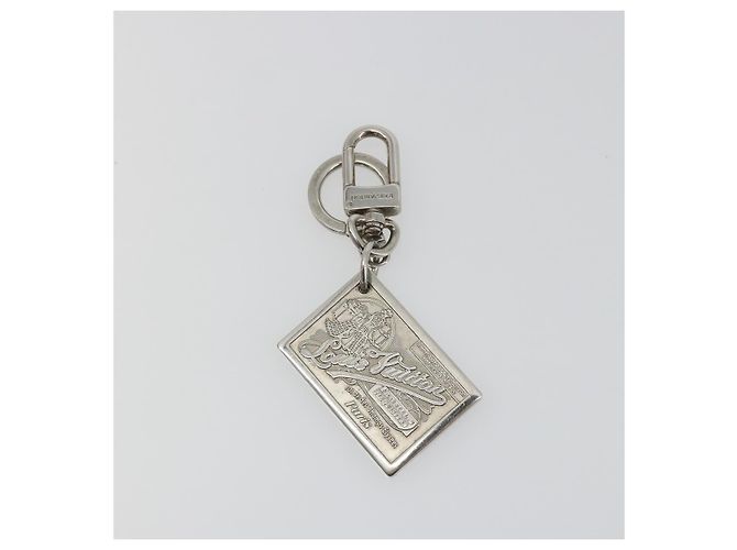 LOUIS VUITTON Porte Cles Jean Key Holder Metal Silver M65374 LV Auth ka5525 Prata - vista 2