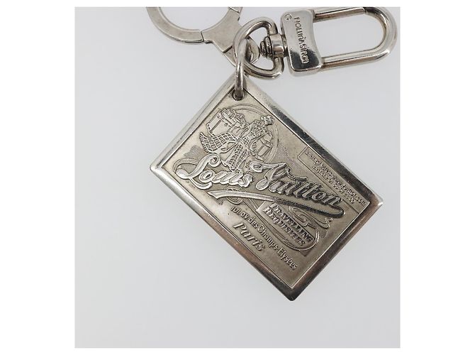 LOUIS VUITTON Porte Cles Jean Key Holder Metal Silver M65374 LV Auth ka5525 Prata - vista 5