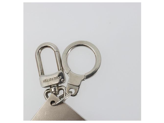 LOUIS VUITTON Porte Cles Jean Key Holder Metal Silver M65374 LV Auth ka5525 Prata - vista 8
