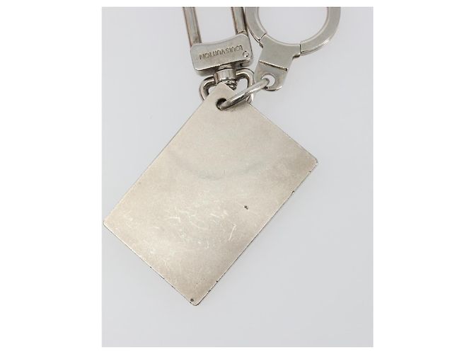 LOUIS VUITTON Porte Cles Jean Key Holder Metal Silver M65374 LV Auth ka5525 Prata - vista 9