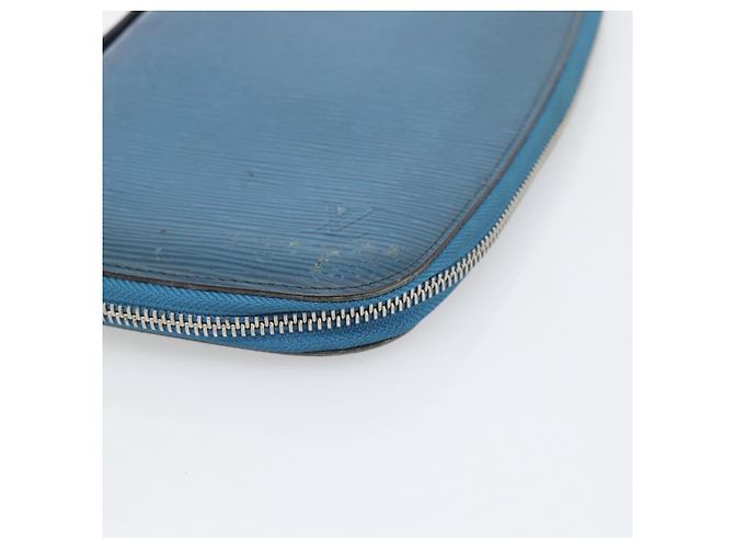 LOUIS VUITTON Epi Organizer Atholl Clutch Bag Blue M60731 LV Auth BA14536 - vista 14