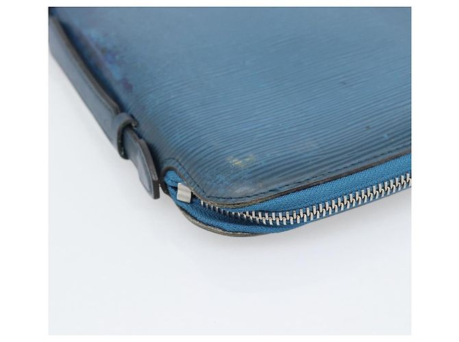 LOUIS VUITTON Epi Organizer Atholl Clutch Bag Blue M60731 LV Auth BA14536 - vista 15