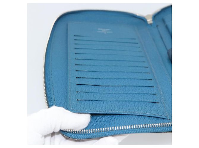 LOUIS VUITTON Epi Organizer Atholl Clutch Bag Blue M60731 LV Auth BA14536 - vista 18