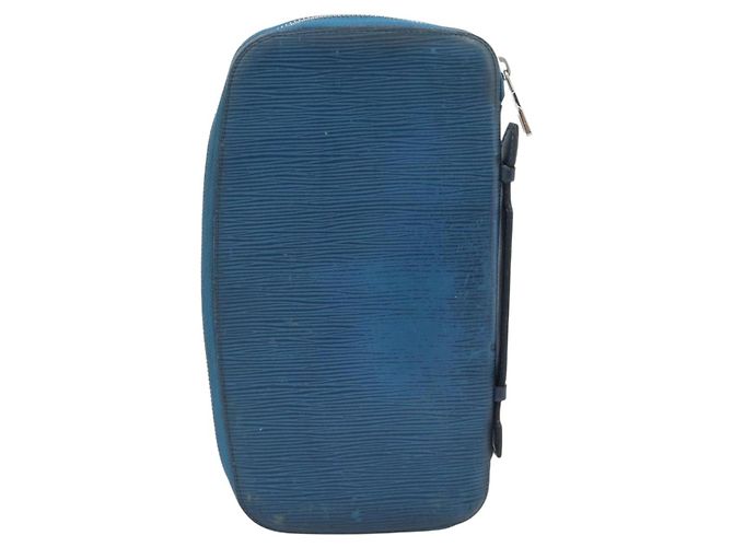 LOUIS VUITTON Epi Organizer Atholl Clutch Bag Blue M60731 LV Auth BA14536 - vista 2
