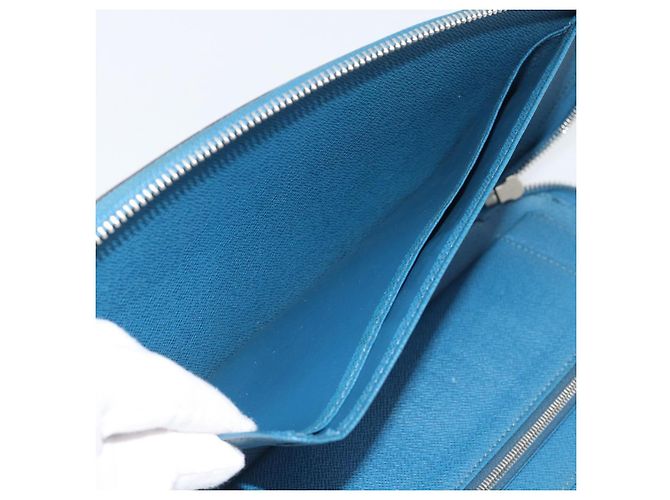 LOUIS VUITTON Epi Organizer Atholl Clutch Bag Blue M60731 LV Auth BA14536 - vista 20