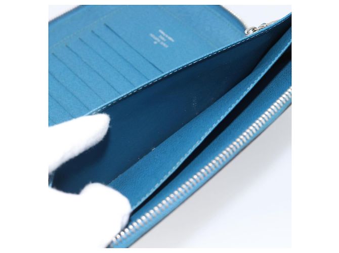 LOUIS VUITTON Epi Organizer Atholl Clutch Bag Blue M60731 LV Auth BA14536 - vista 22