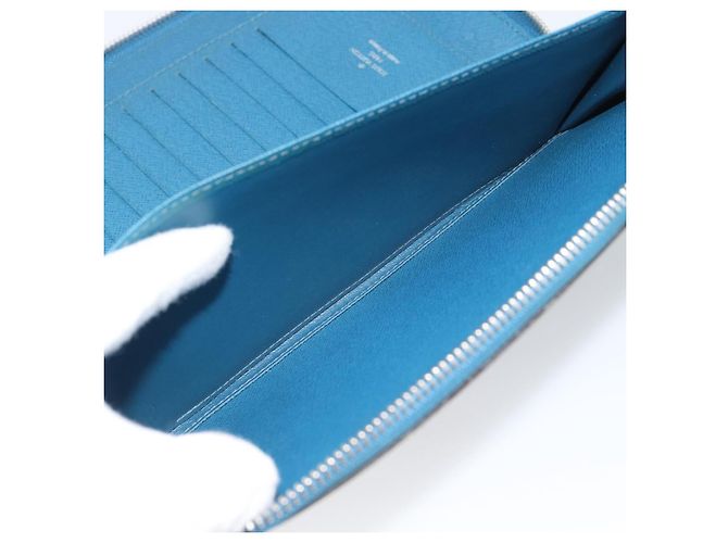 LOUIS VUITTON Epi Organizer Atholl Clutch Bag Blue M60731 LV Auth BA14536 - vista 23