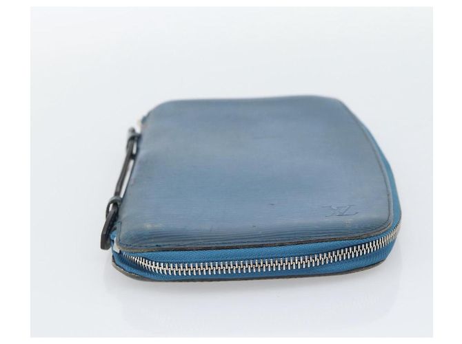 LOUIS VUITTON Epi Organizer Atholl Clutch Bag Blue M60731 LV Auth BA14536 - vista 6