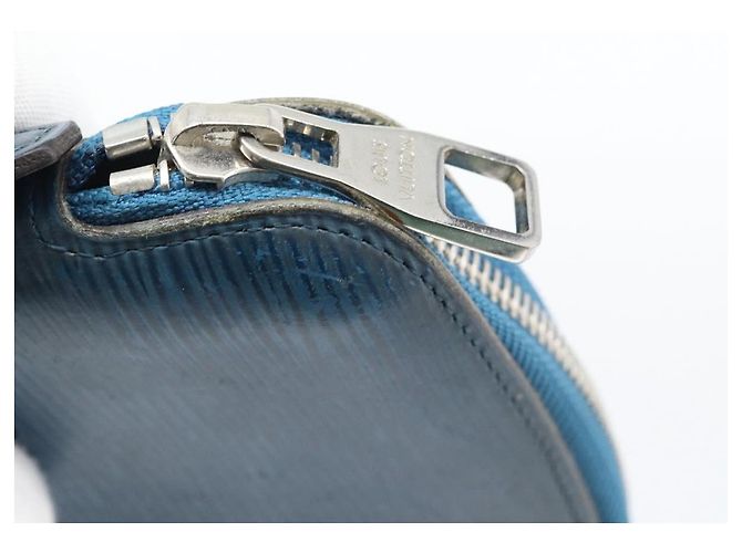 LOUIS VUITTON Epi Organizer Atholl Clutch Bag Blue M60731 LV Auth BA14536 - vista 9