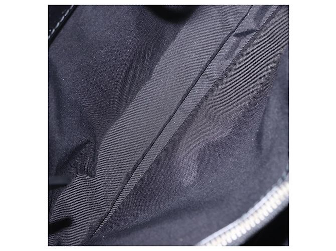 Borsa a catena Lady Dior Christian Dior in pelle verniciata nera e argento Auth BA14101V Nero - vista 10