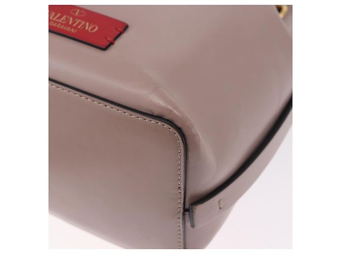 Borsa a tracolla VALENTINO in pelle 2way Pink Gold Auth bs36461 Rosa D'oro - vista 19