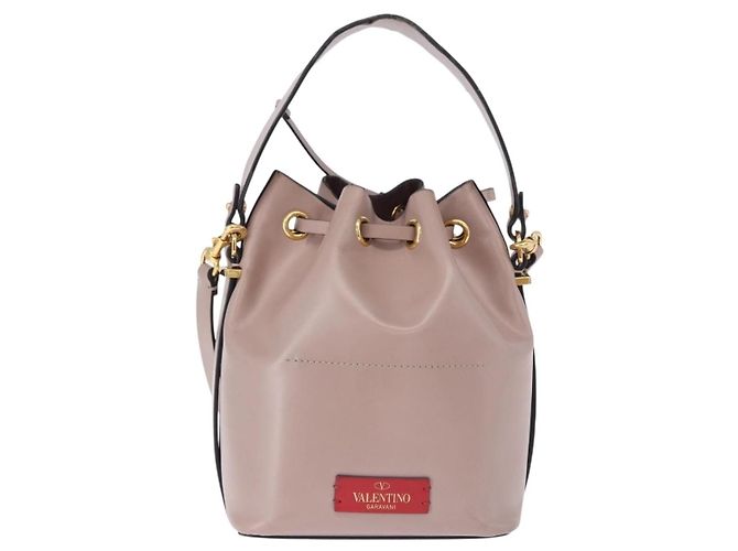 Borsa a tracolla VALENTINO in pelle 2way Pink Gold Auth bs36461 Rosa D'oro - vista 2