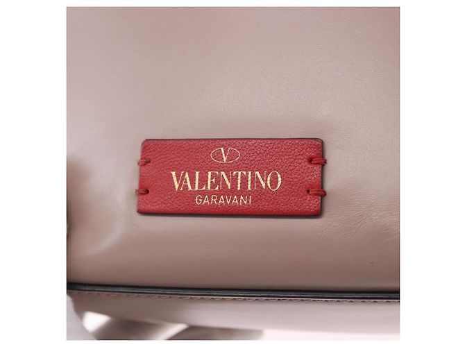 Borsa a tracolla VALENTINO in pelle 2way Pink Gold Auth bs36461 Rosa D'oro - vista 20