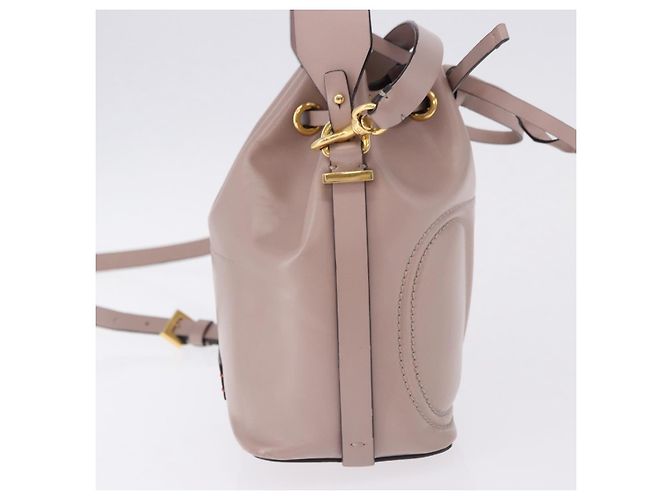 Borsa a tracolla VALENTINO in pelle 2way Pink Gold Auth bs36461 Rosa D'oro - vista 4