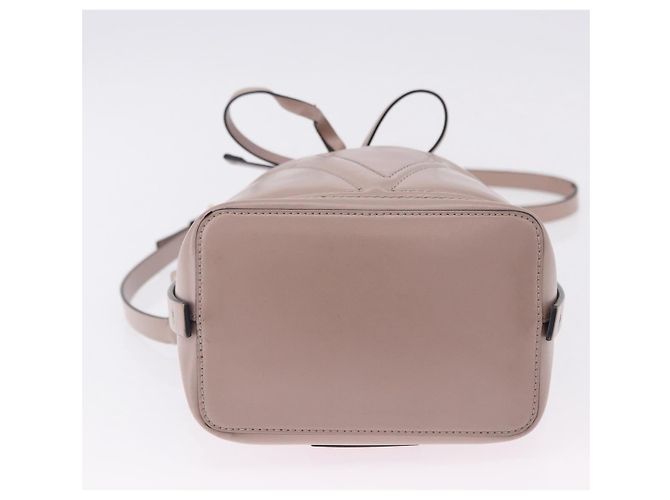 Borsa a tracolla VALENTINO in pelle 2way Pink Gold Auth bs36461 Rosa D'oro - vista 5