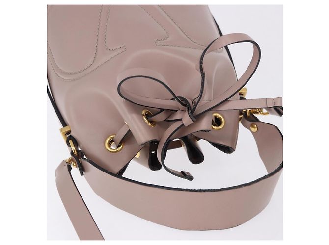 Borsa a tracolla VALENTINO in pelle 2way Pink Gold Auth bs36461 Rosa D'oro - vista 6
