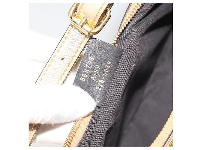 Borsa a tracolla FENDI in pelle oro Auth 194668SAV D'oro - vista 12