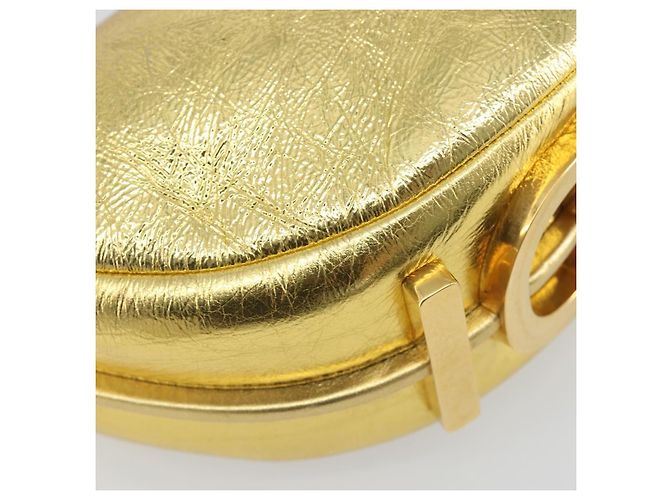 Borsa a tracolla FENDI in pelle oro Auth 194668SAV D'oro - vista 17