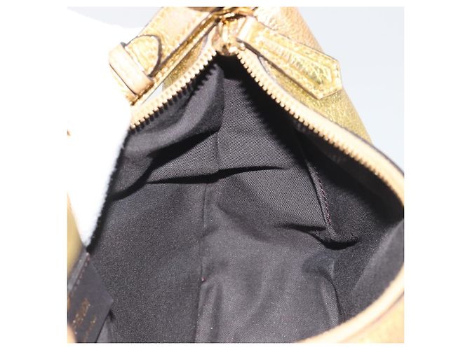 Borsa a tracolla FENDI in pelle oro Auth 194668SAV D'oro - vista 20