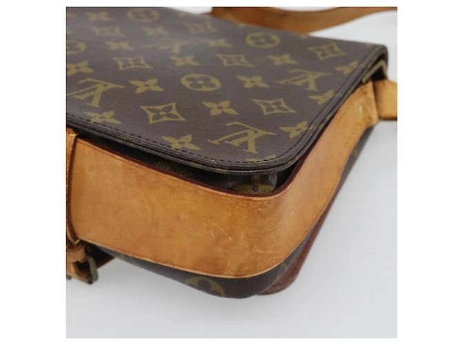 LOUIS VUITTON Borsa a tracolla Monogram Cartouchiere MM M51253 LV Auth BA14550 Monogramma - vista 16