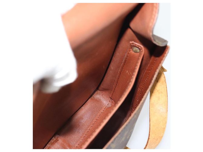 LOUIS VUITTON Borsa a tracolla Monogram Cartouchiere MM M51253 LV Auth BA14550 Monogramma - vista 21