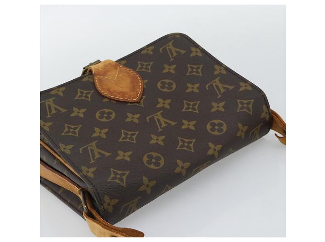 LOUIS VUITTON Borsa a tracolla Monogram Cartouchiere MM M51253 LV Auth BA14550 Monogramma - vista 6