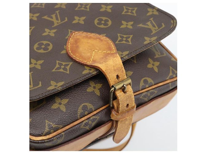 LOUIS VUITTON Borsa a tracolla Monogram Cartouchiere MM M51253 LV Auth BA14550 Monogramma - vista 9