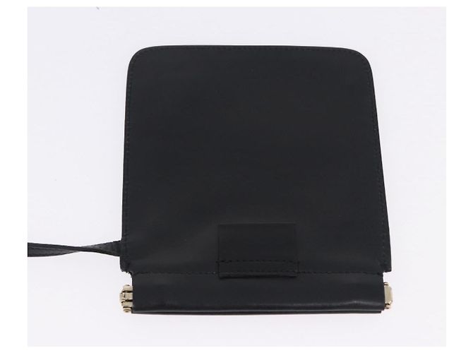 Borsa a mano GUCCI Canvas Black Gold Tone 95168 Auth ka5531 Nero - vista 21