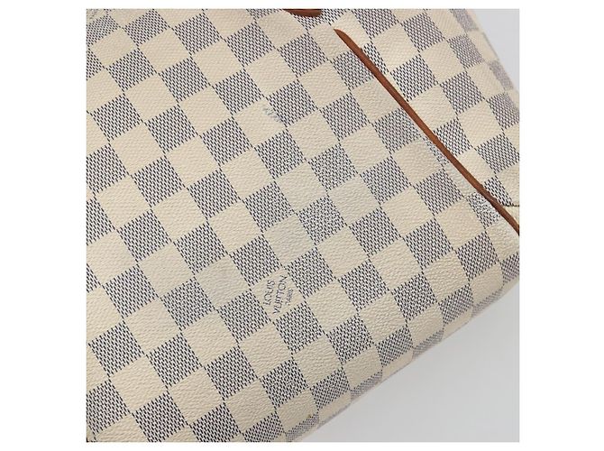 Borsa Tote LOUIS VUITTON Damier Azur Totally PM N41280 LV Auth 195214 - vista 10