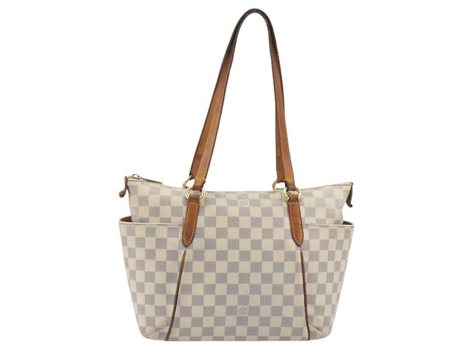 Borsa Tote LOUIS VUITTON Damier Azur Totally PM N41280 LV Auth 195214 - vista 13