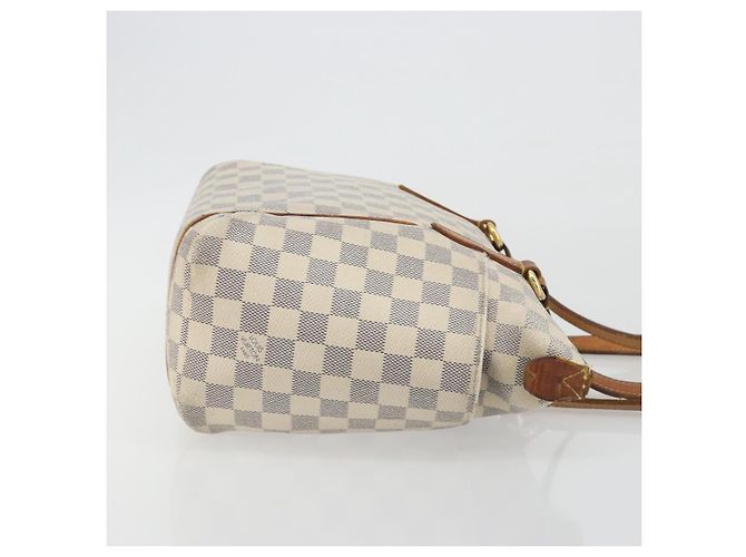 Borsa Tote LOUIS VUITTON Damier Azur Totally PM N41280 LV Auth 195214 - vista 3