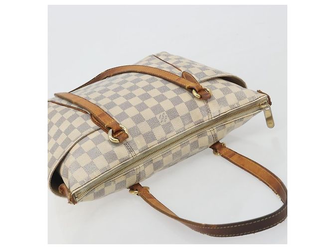Borsa Tote LOUIS VUITTON Damier Azur Totally PM N41280 LV Auth 195214 - vista 6