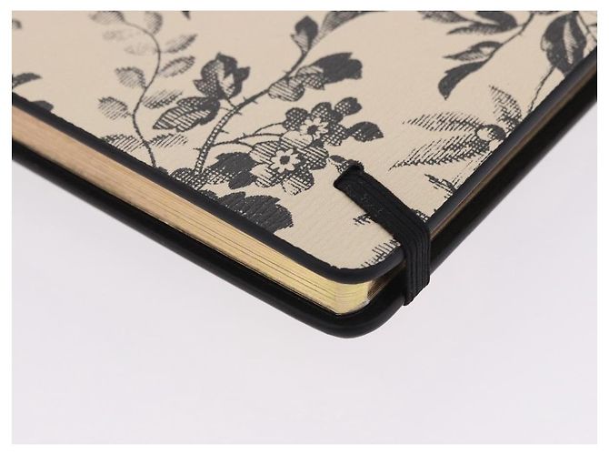 GUCCI Note Book Canvas Beige Black Auth BA14609M - view 15