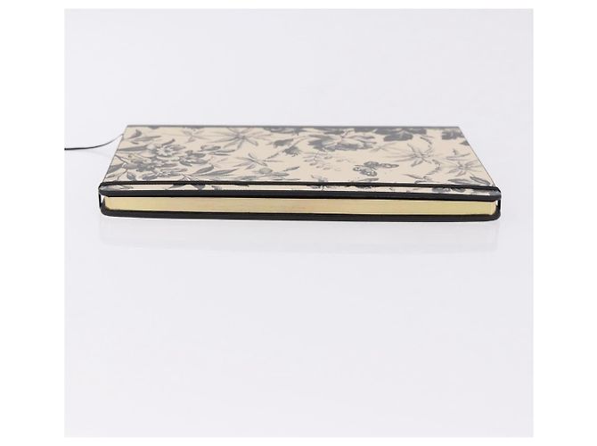 GUCCI Note Book Canvas Beige Black Auth BA14609M - view 3