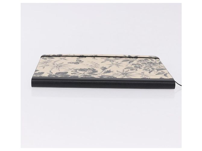 GUCCI Note Book Canvas Beige Black Auth BA14609M - view 4