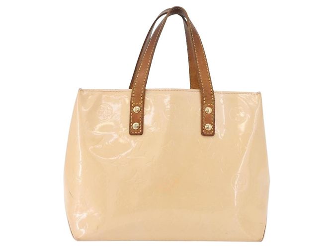Borsa LOUIS VUITTON Monogram Vernis Reade PM Marshmallow Pink M91306 Auth hk3933 - vista 13