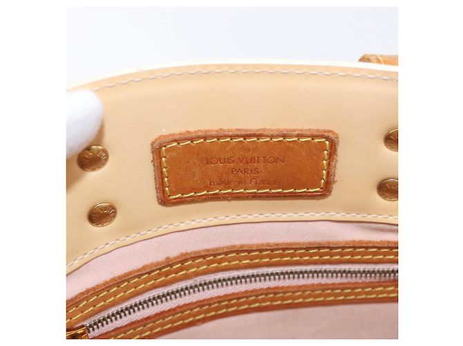 Borsa LOUIS VUITTON Monogram Vernis Reade PM Marshmallow Pink M91306 Auth hk3933 - vista 19