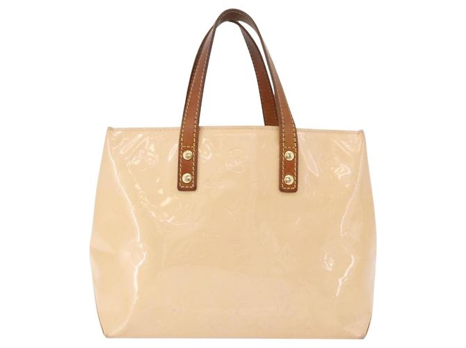 Borsa LOUIS VUITTON Monogram Vernis Reade PM Marshmallow Pink M91306 Auth hk3933 - vista 2