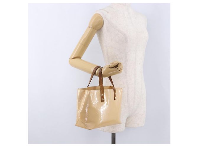 Borsa LOUIS VUITTON Monogram Vernis Reade PM Marshmallow Pink M91306 Auth hk3933 - vista 24