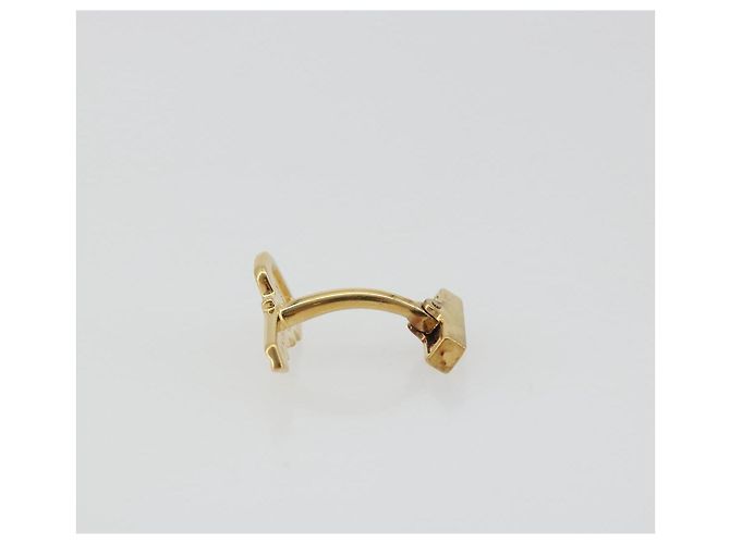 Gemelli LOUIS VUITTON Padlock Cuffs metallo Gold LV Auth 195158 D'oro - vista 10