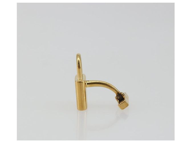 Gemelli LOUIS VUITTON Padlock Cuffs metallo Gold LV Auth 195158 D'oro - vista 4