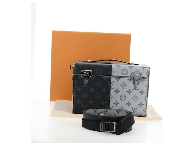 LOUIS VUITTON Monogram Eclipse Mini Box Trunk M21022 LV Auth 167461SM Monogramma - vista 12