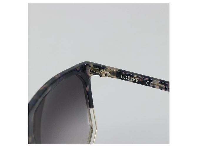 Gafas de sol LOEWE Plastic Blue Clear Auth BA14747M Azul - vista 10