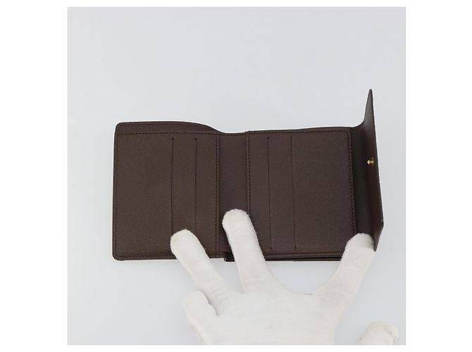 LOUIS VUITTON Damier Ebene Portefeuille Elise Wallet N61654 LV Auth 193590V - vista 10