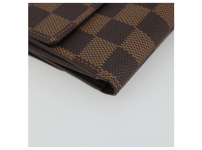 LOUIS VUITTON Damier Ebene Portefeuille Elise Wallet N61654 LV Auth 193590V - vista 14