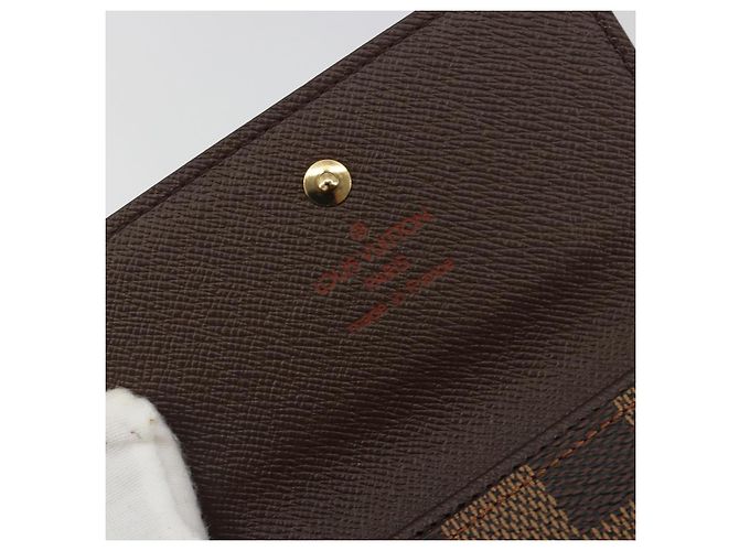 LOUIS VUITTON Damier Ebene Portefeuille Elise Wallet N61654 LV Auth 193590V - vista 19