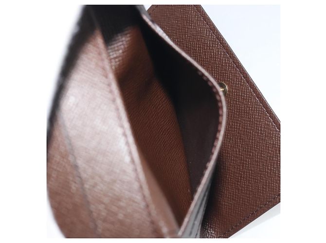 LOUIS VUITTON Damier Ebene Portefeuille Elise Wallet N61654 LV Auth 193590V - vista 21