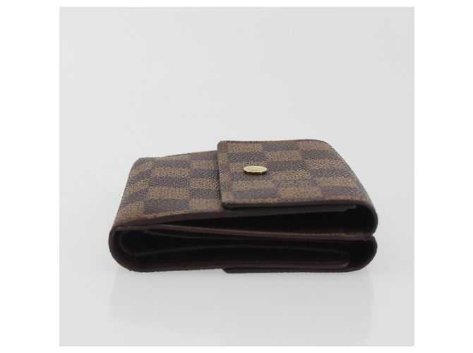 LOUIS VUITTON Damier Ebene Portefeuille Elise Wallet N61654 LV Auth 193590V - vista 3
