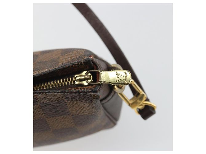 LOUIS VUITTON Damier Ebene Trousse Make Up Pouch N51982 LV Auth 193409 - vista 10